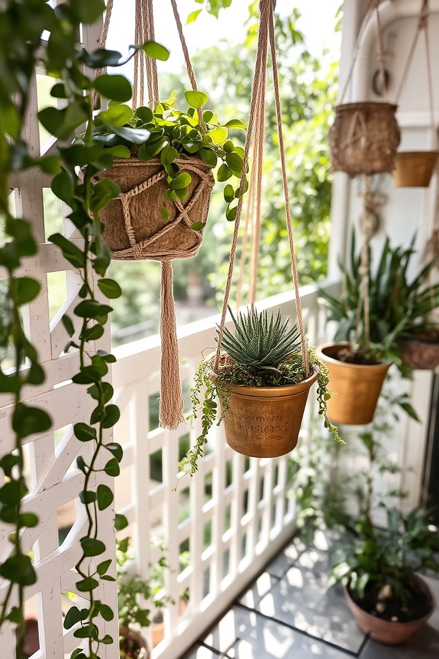 vertical space saving planters