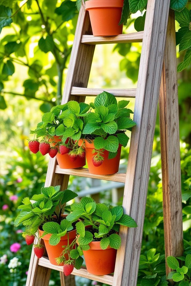 vertical strawberry planter design