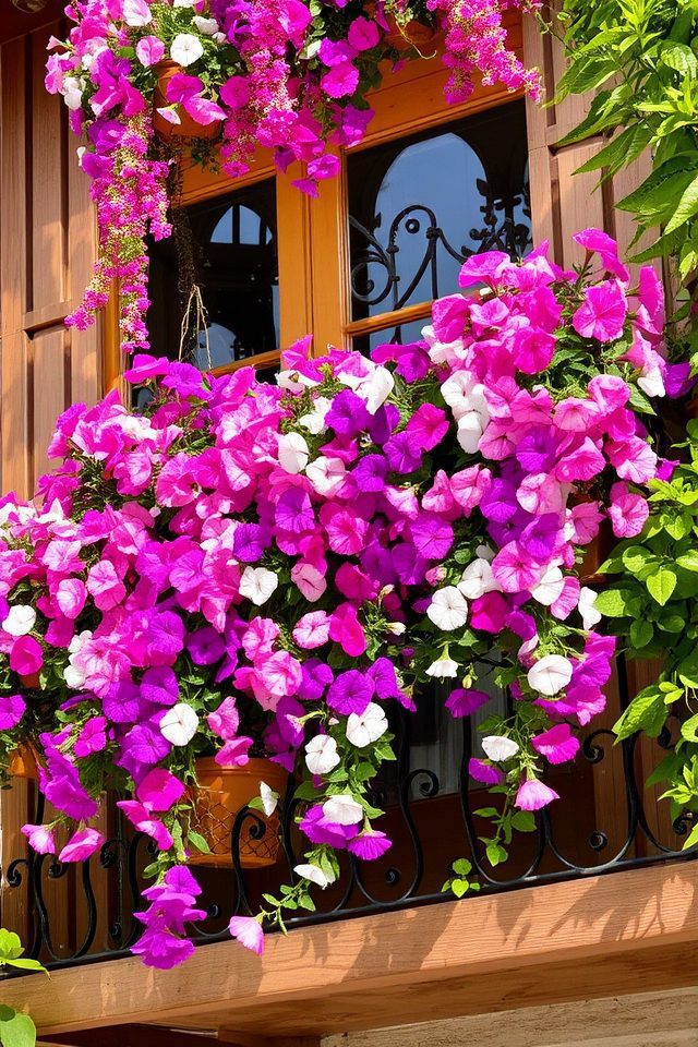 vibrant adaptable balcony flowers