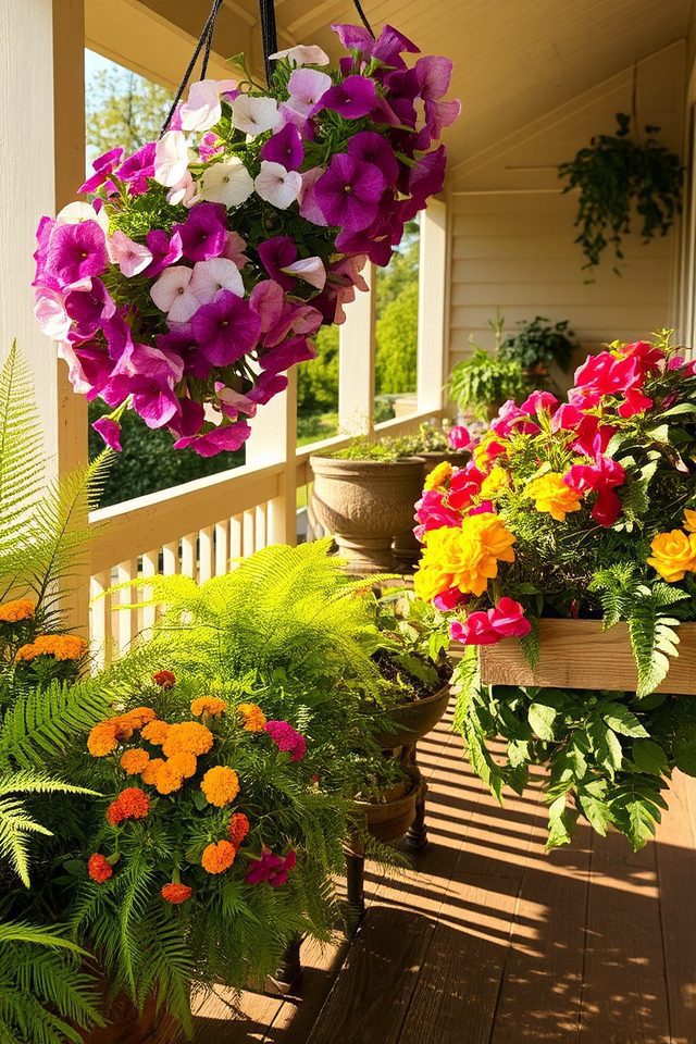 vibrant annuals for containers