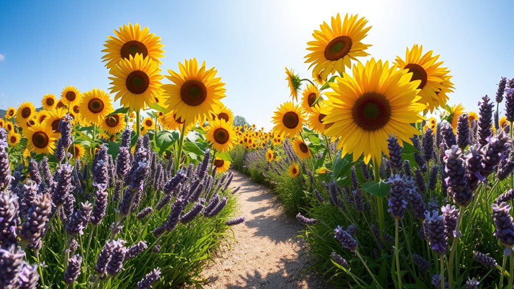 vibrant aromatic garden retreat