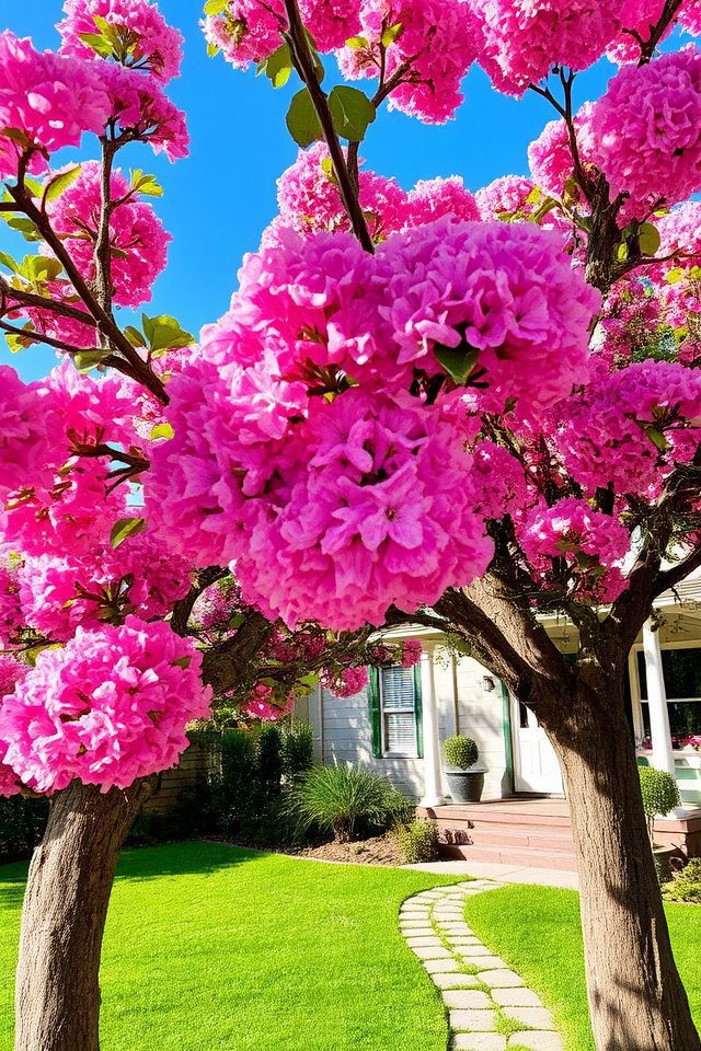 vibrant blooms and texture