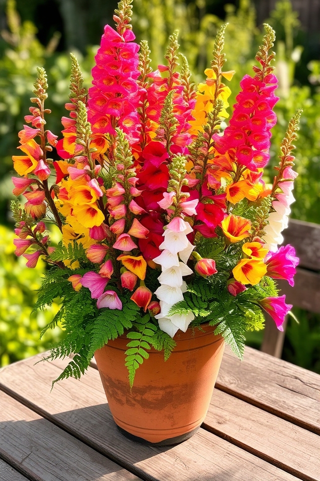 vibrant blooms for containers