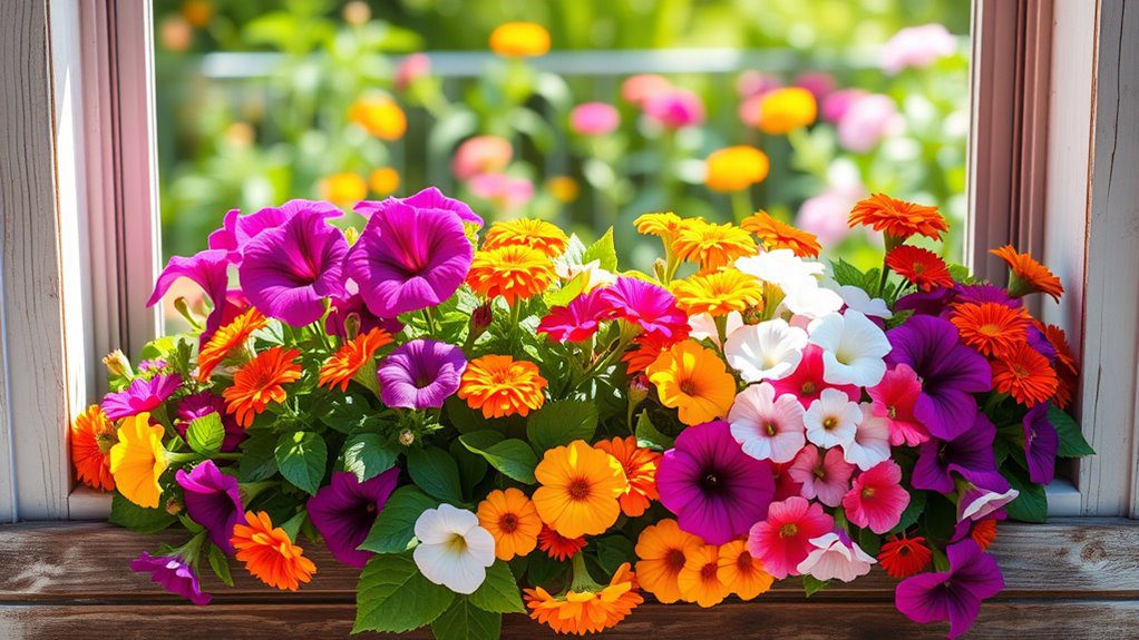 vibrant blooms for small spaces