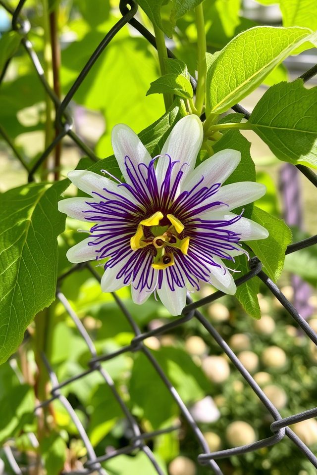 vibrant climbing plant beauty