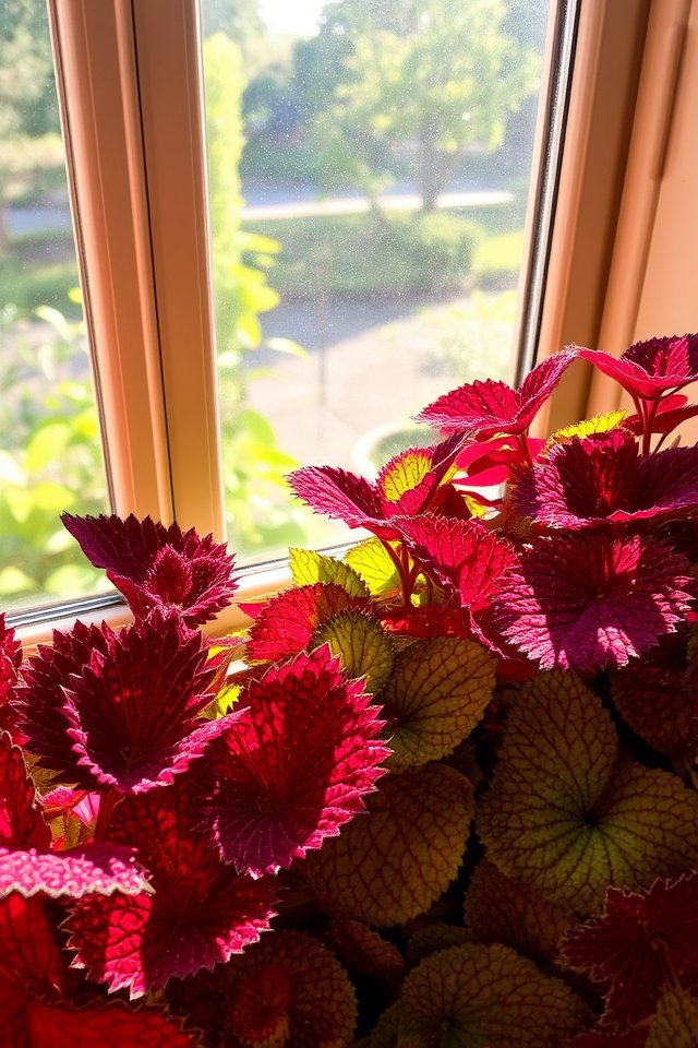 vibrant coleus for bay windows