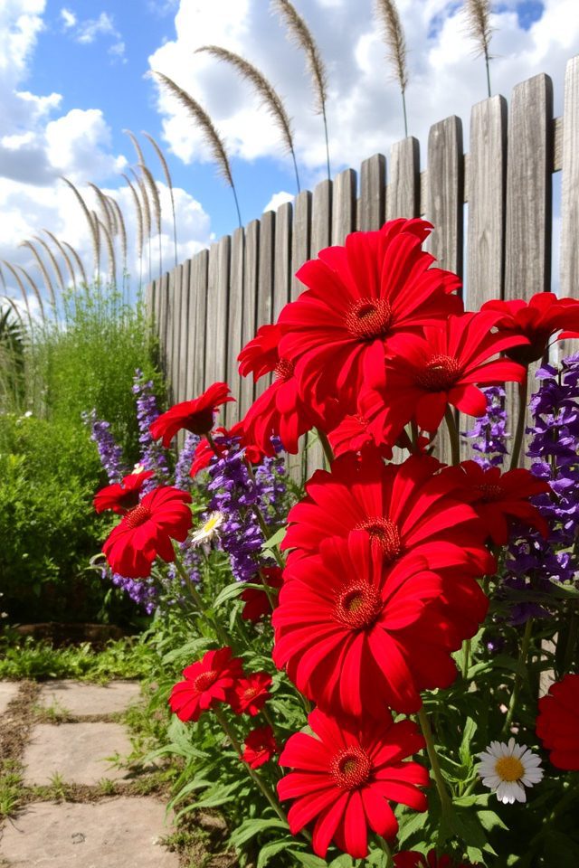 vibrant cottage garden charm