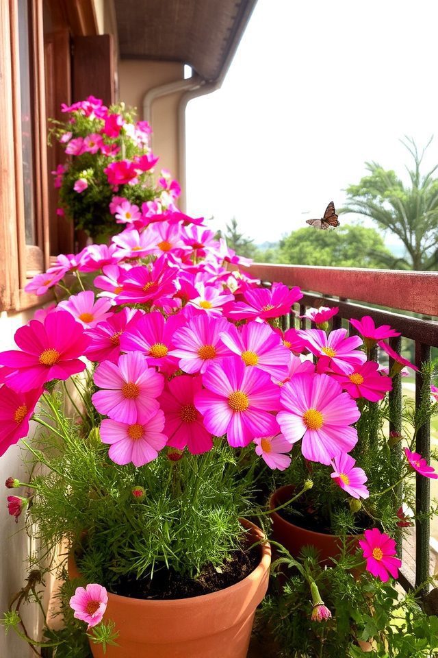vibrant daisies attract pollinators