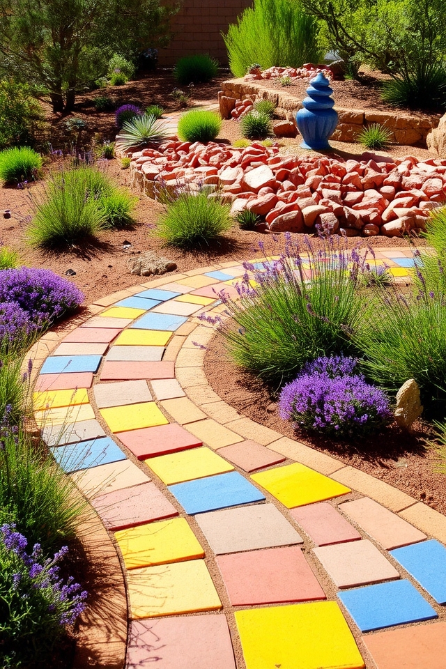 vibrant drought tolerant hardscaping solutions