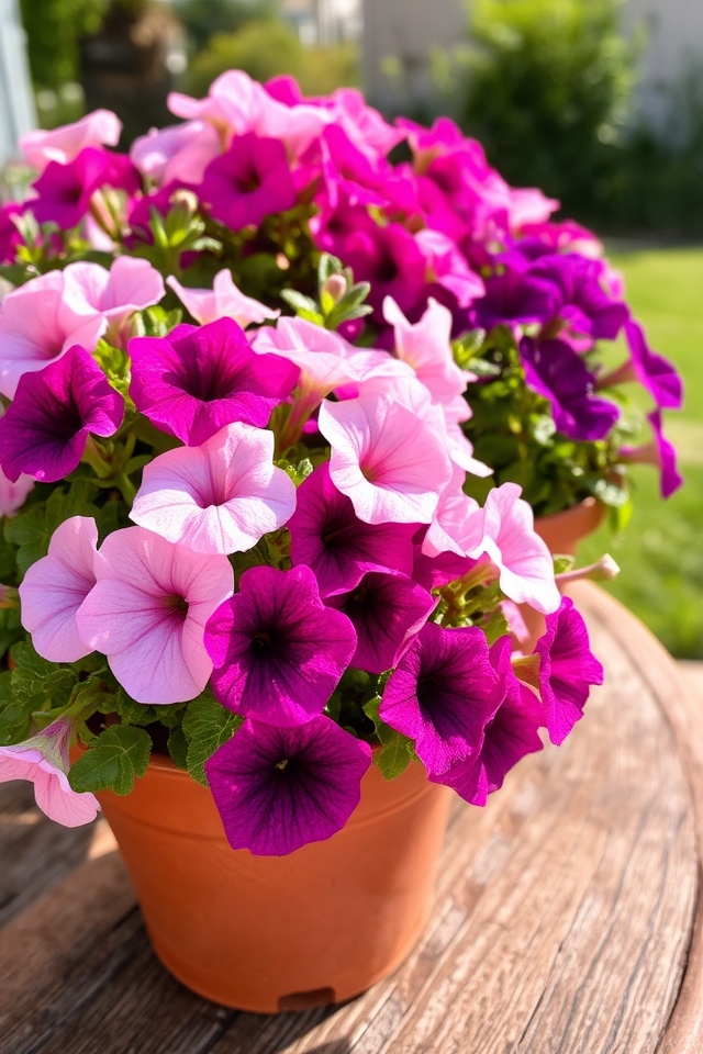 vibrant easy care container flowers