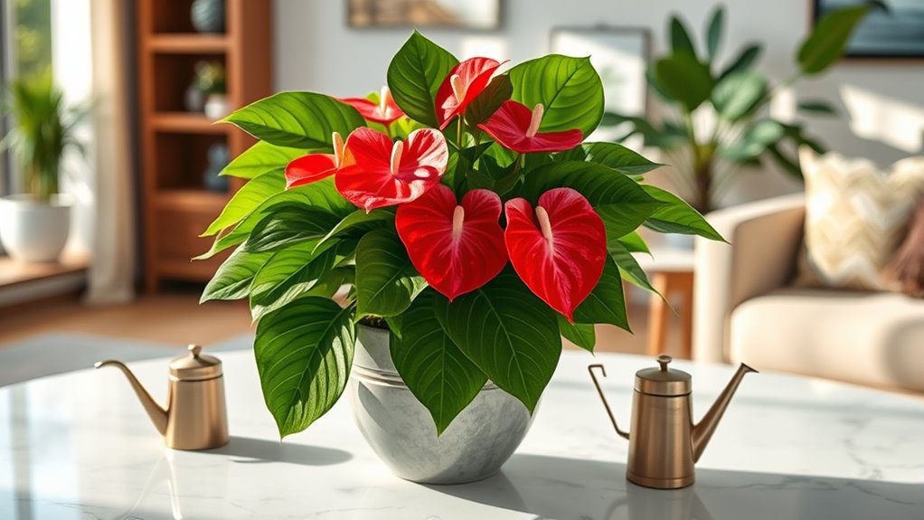 vibrant easy care tropical plant