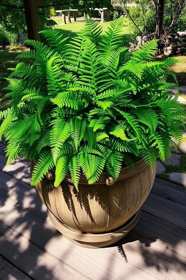 vibrant ferns for shade