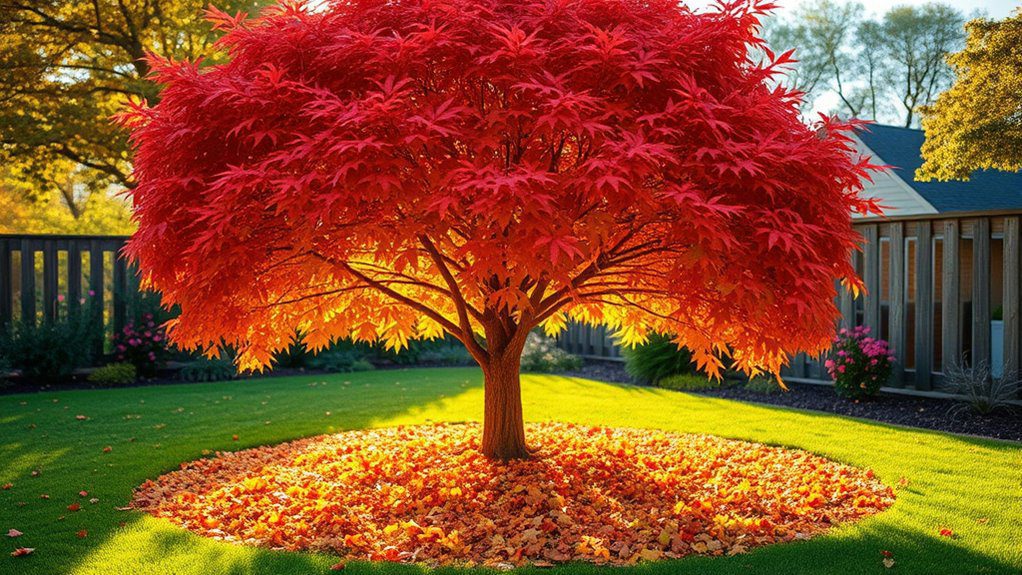 vibrant foliage compact tree