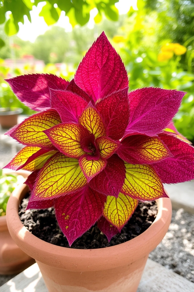 vibrant foliage for containers