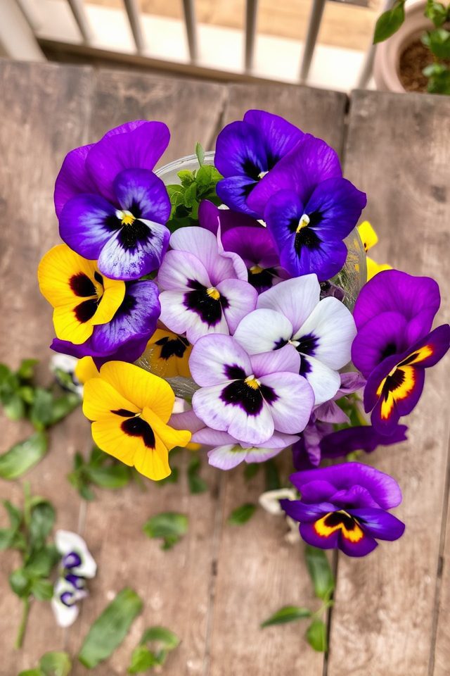 vibrant hardy balcony flowers