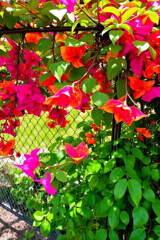 vibrant hardy climbing plant
