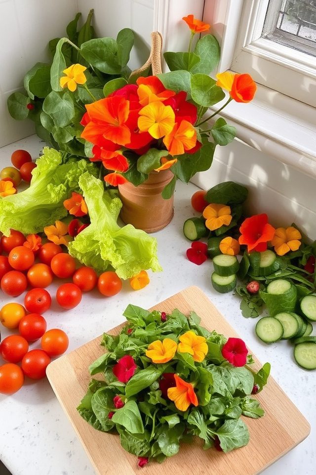 vibrant low maintenance edible flowers