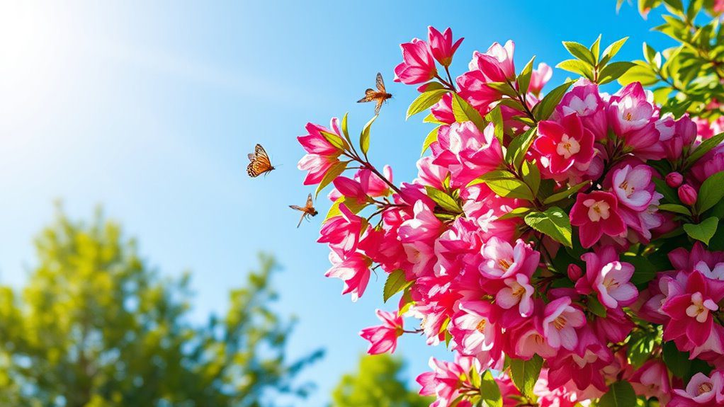 vibrant low maintenance flowering shrub