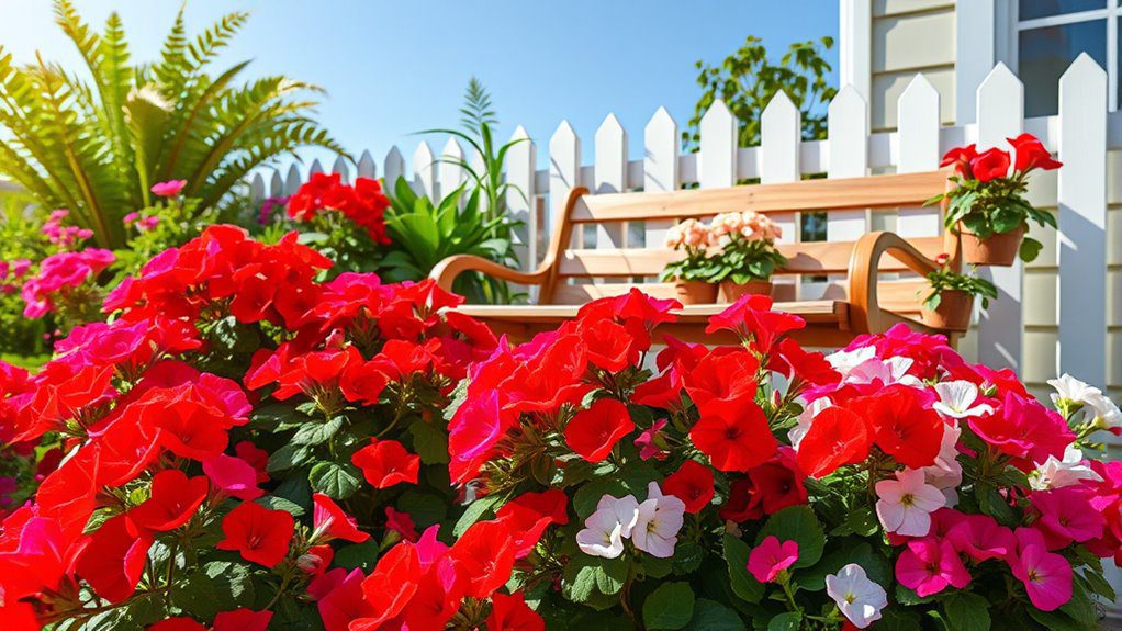 vibrant low maintenance garden blooms