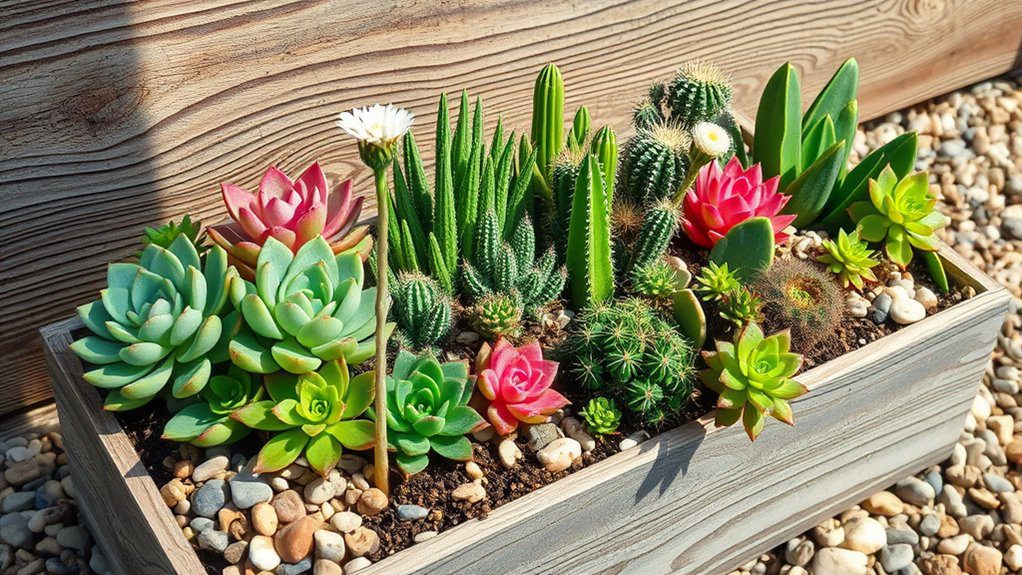 vibrant low maintenance garden display