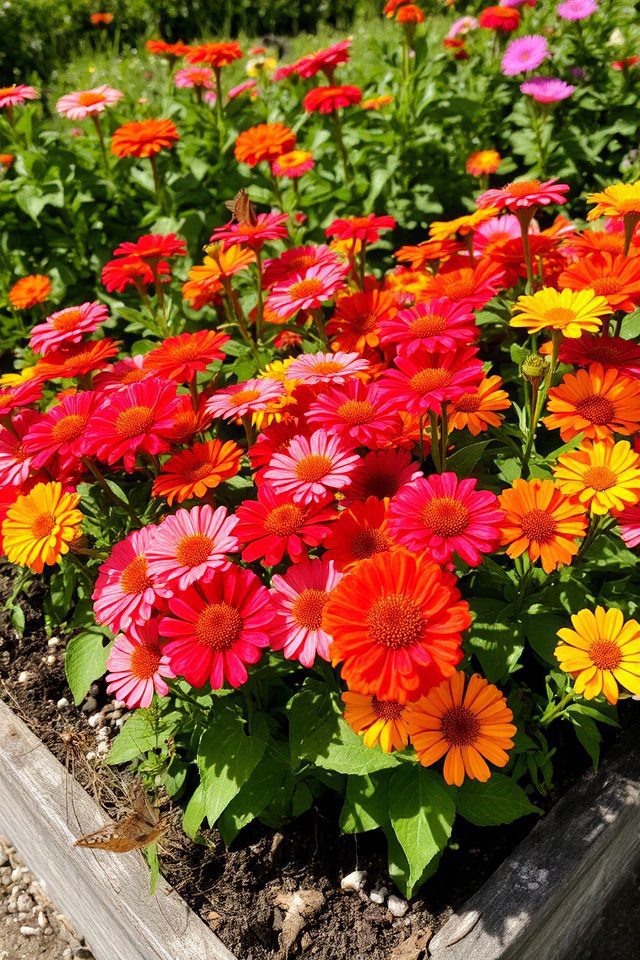 vibrant low maintenance garden flowers