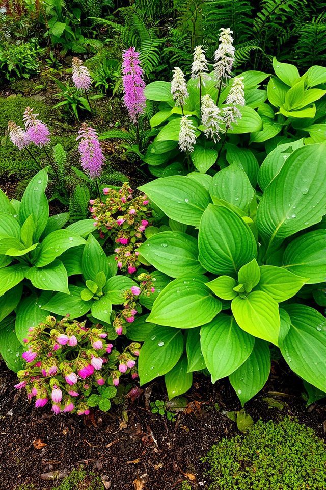 vibrant moisture loving garden plants