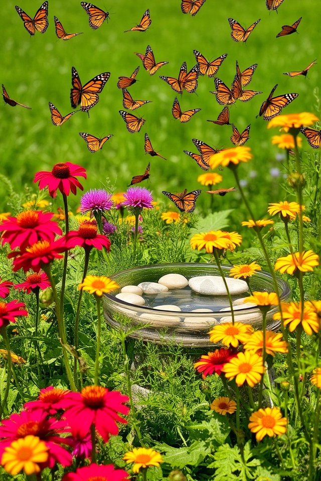 vibrant nectar host plants