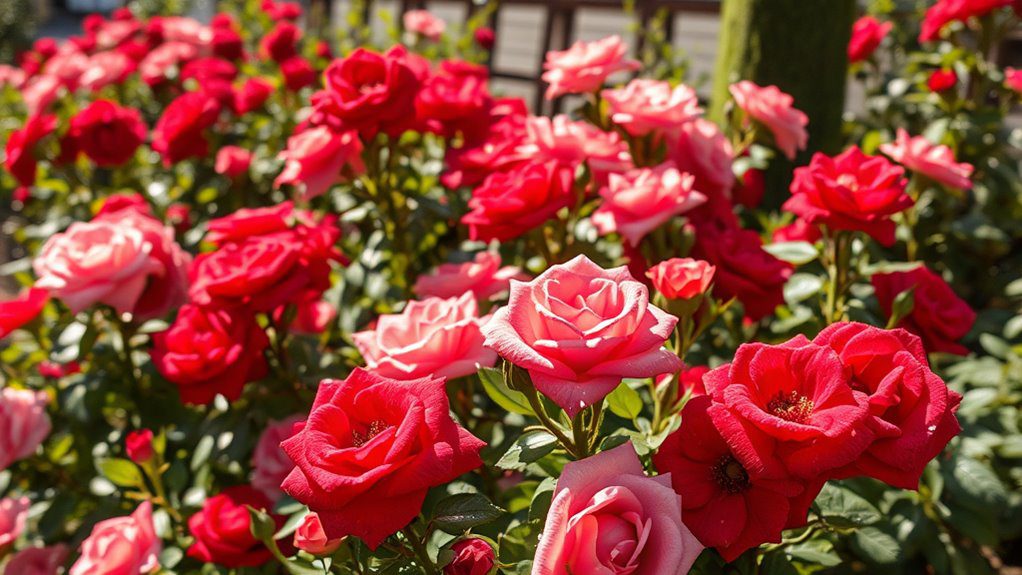 vibrant resilient low maintenance roses