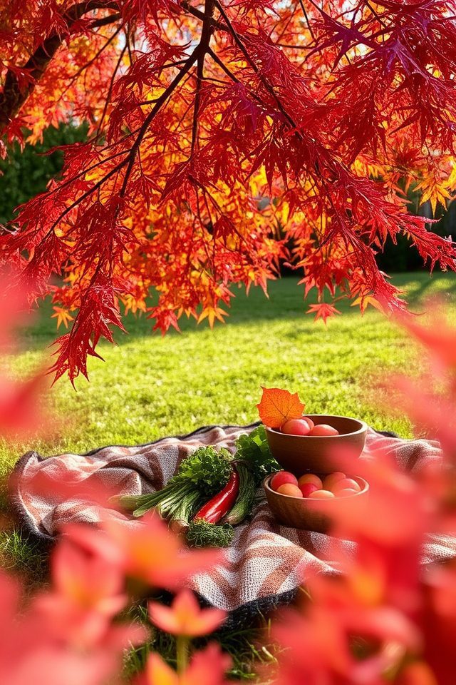 vibrant seasonal foliage elegance