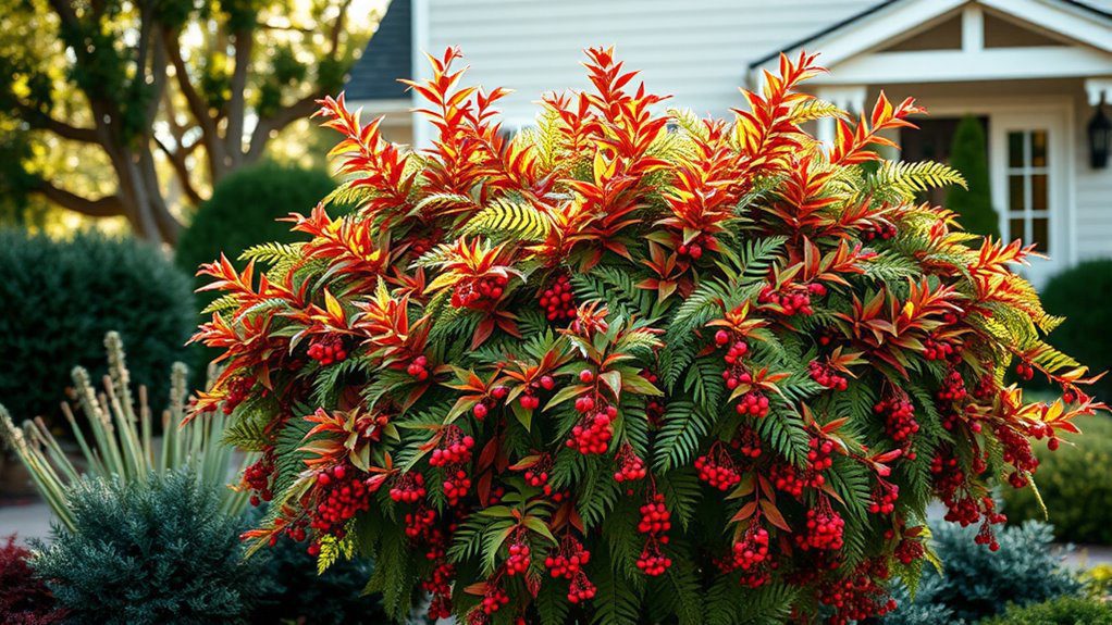 vibrant seasonal shrub beauty