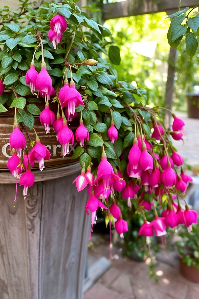 vibrant shade loving container plants
