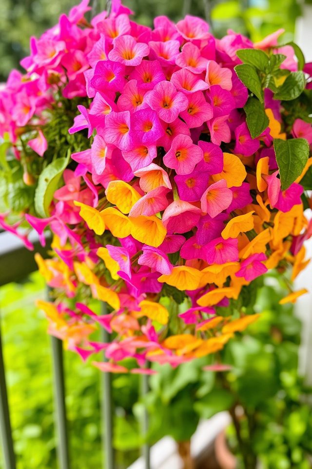 vibrant trailing flowering perennials