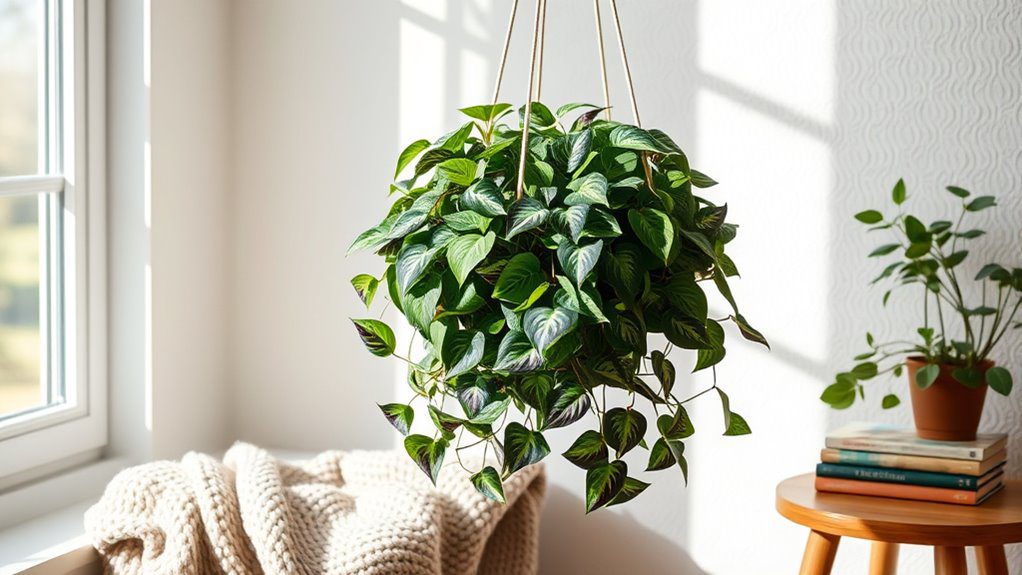 vibrant trailing indoor plant