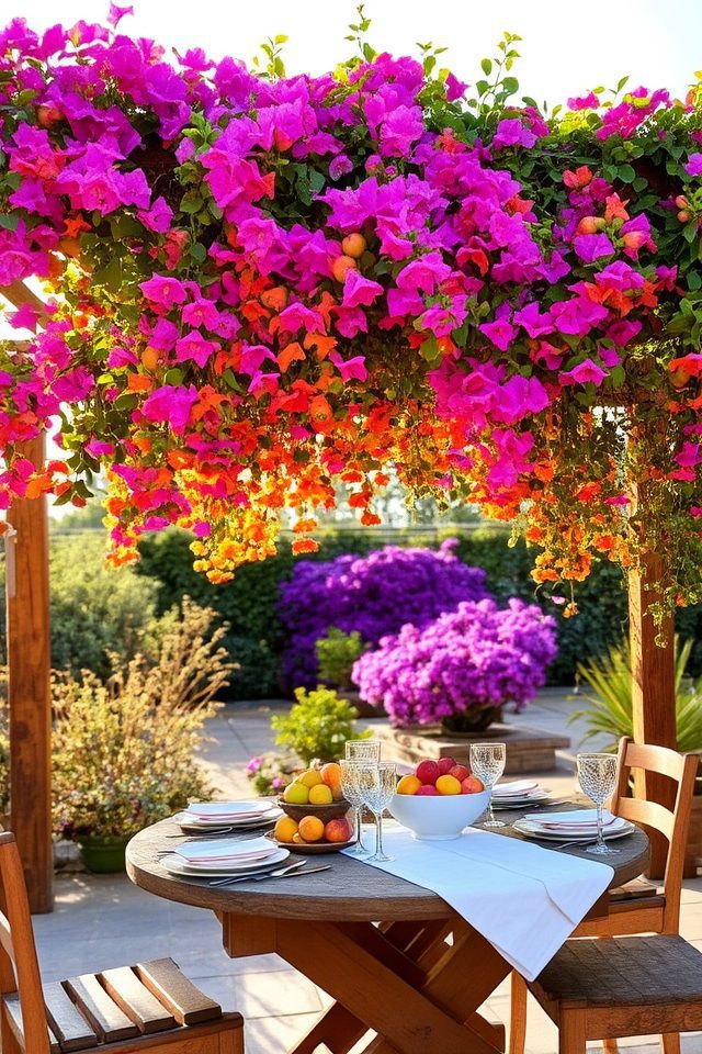 vibrant tropical flowering vine