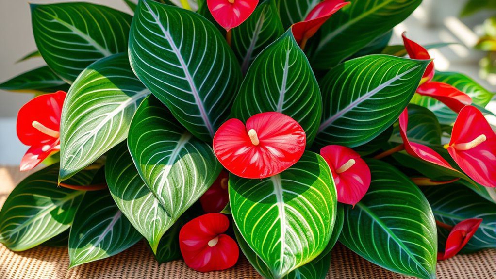 vibrant tropical garden pairing