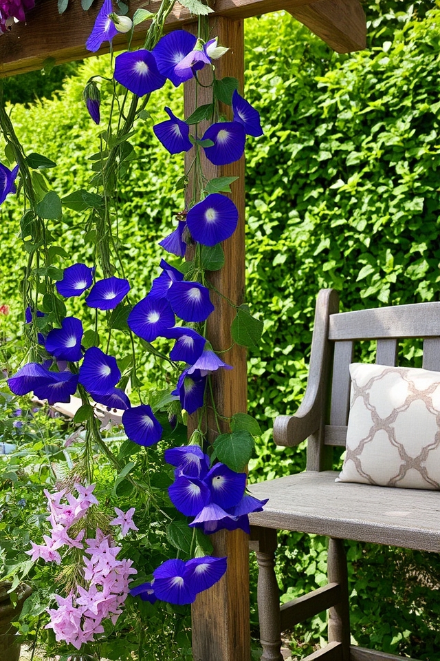 vibrant vertical garden beauty