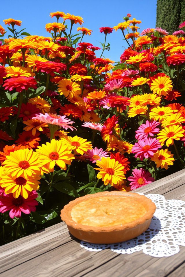 vibrant zinnias for gardens