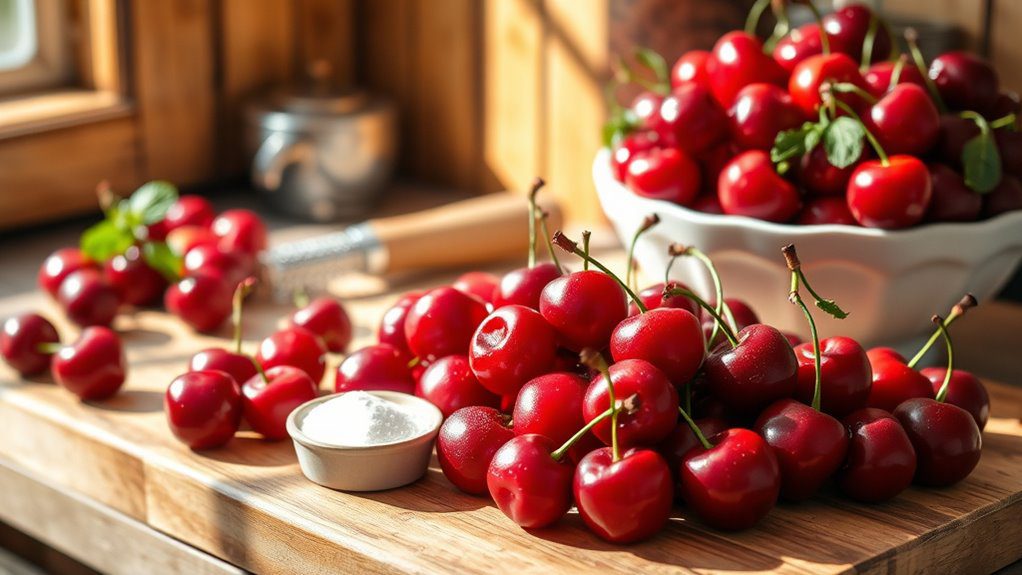 vigorous early harvesting tart cherries