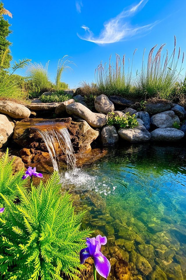 water features as focal points