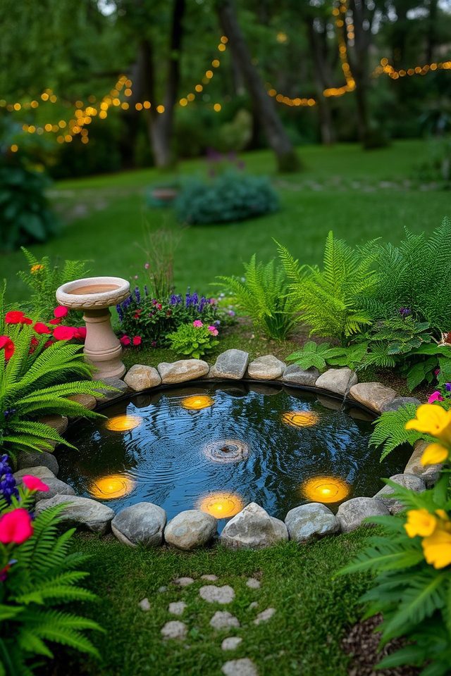 water features enhance tranquility