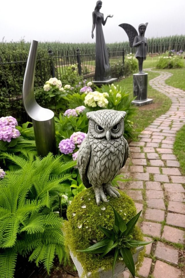 weather resistant garden sculptures