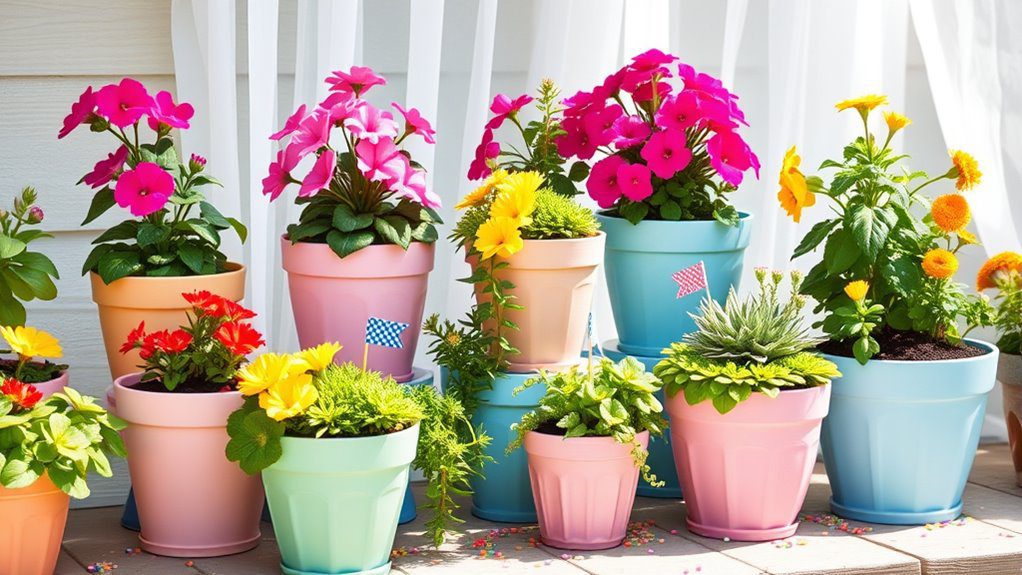 whimsical edible themed gardening