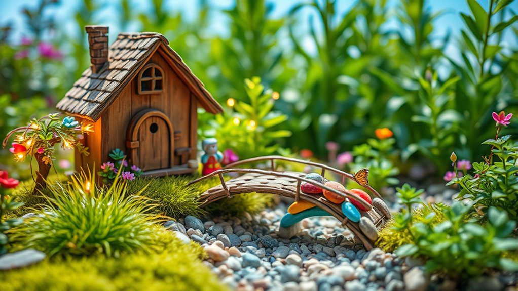 whimsical enchanted fairy garden