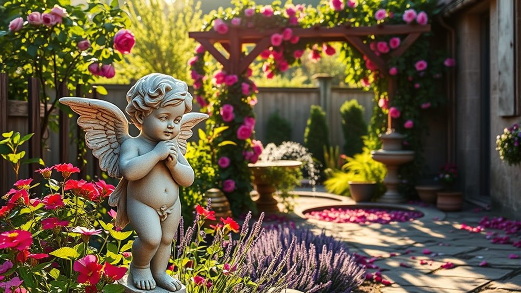 whimsical european garden sculptures