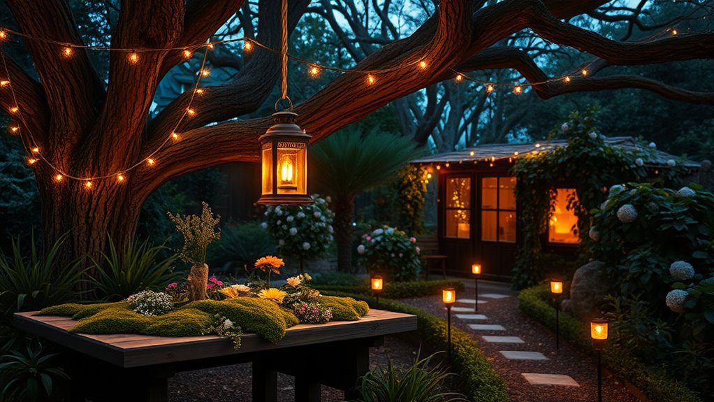 whimsical garden lighting ideas