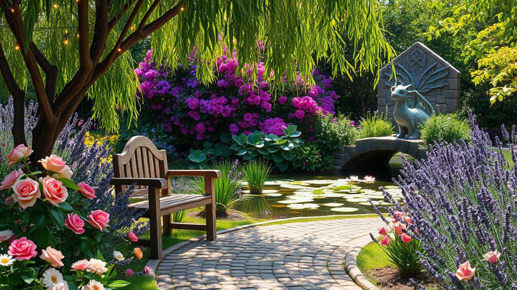 whimsical magical garden escape