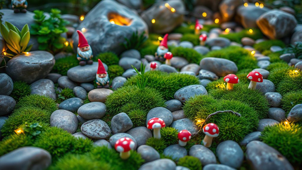 whimsical magical gnome garden