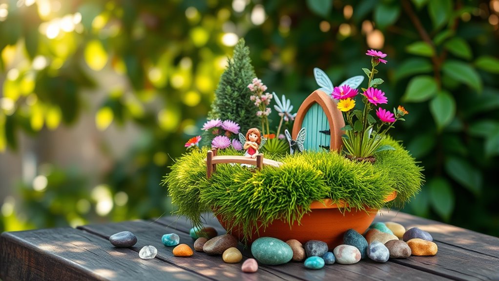 whimsical miniature garden enchantment
