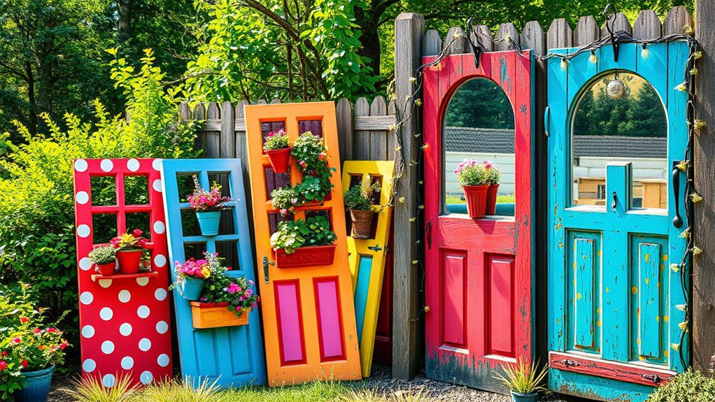 whimsical outdoor door art