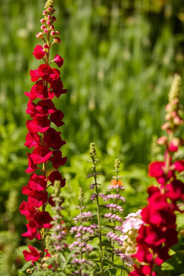 wine themed floral verticals